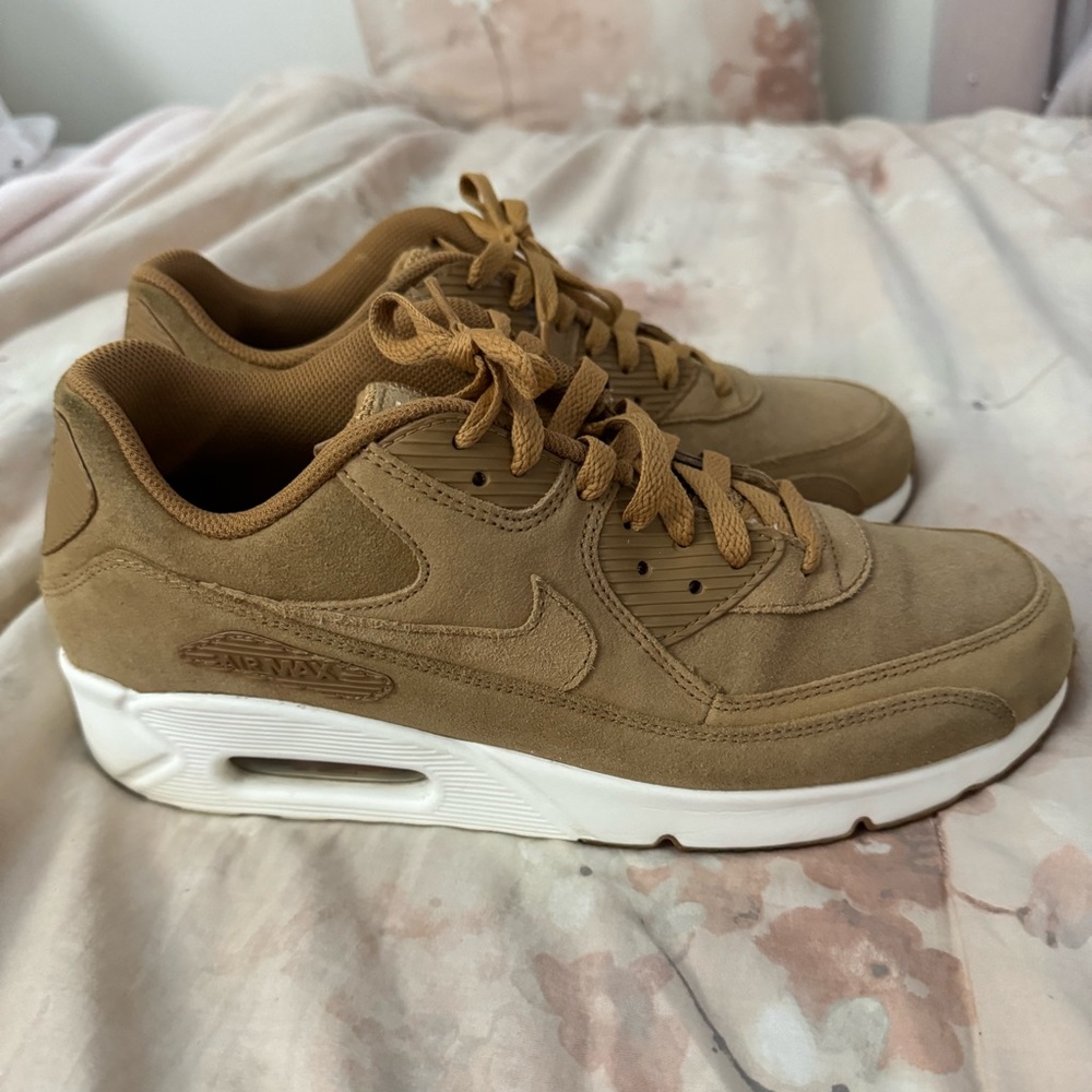 Nike Air Max 90 Ultra 2.0 Flax Shoes Men SIZE 10 US 924447-200 (2017 model)